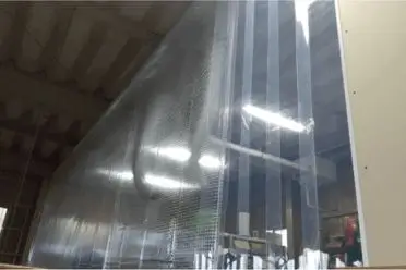 糸入りビニールカーテン