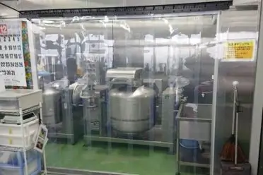 食品工場ビニールカーテン